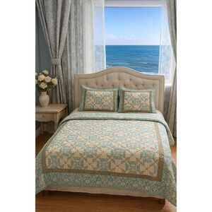 Quilt AQUA NEW #69 Reversible